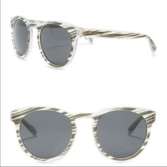 DOLCE Gabbana Striped Sunglasses - Picture 8 of 16